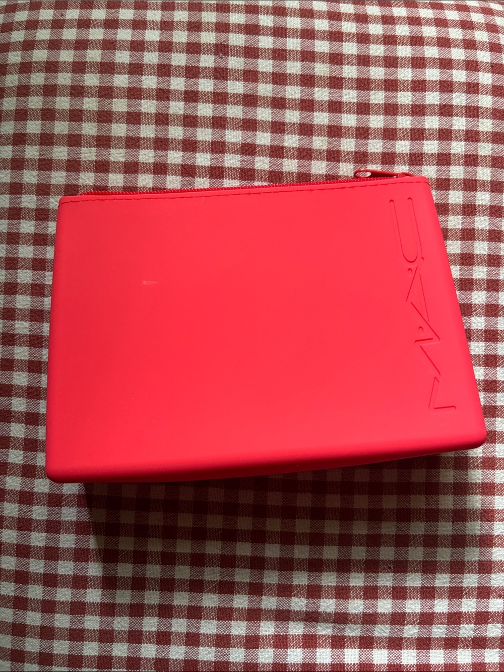 MAC Bright Coral Cosmetic Pouch